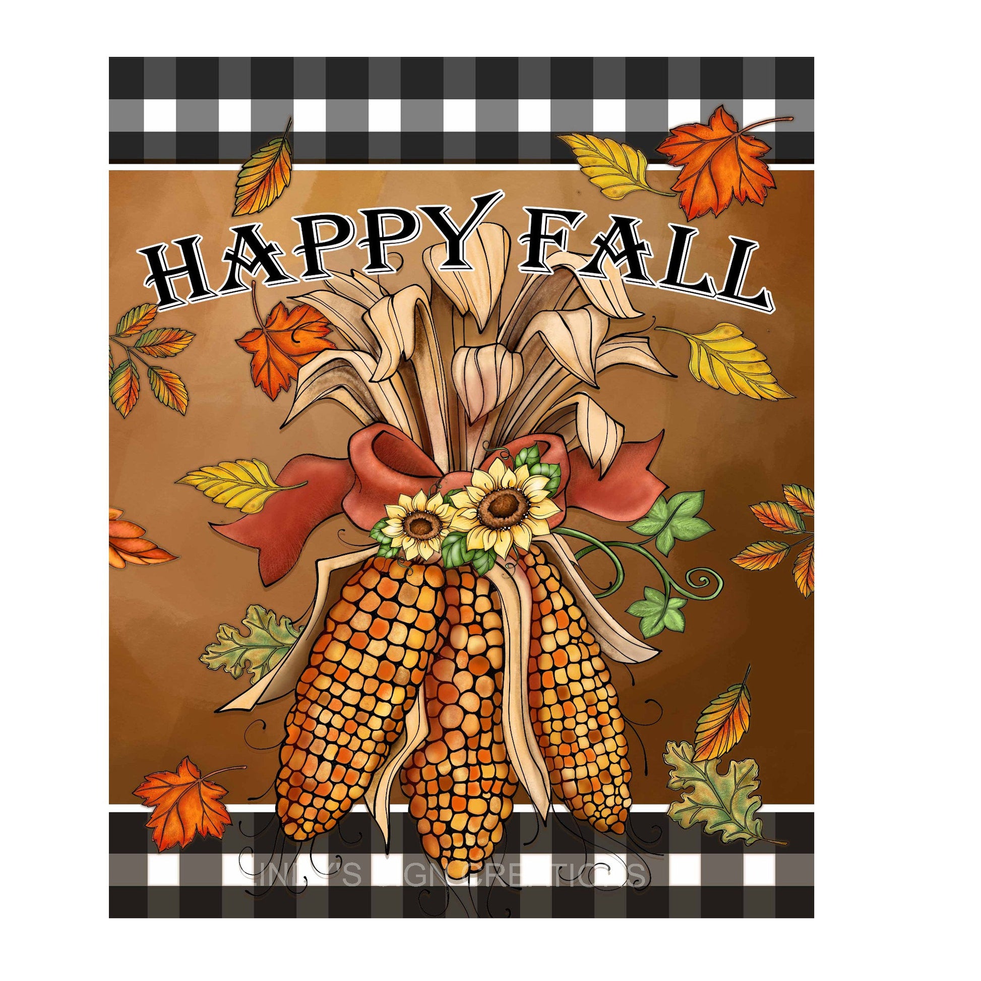 Happy fall wreath sign, metal wreath sign, 8x10 wreath sign, fall door hanging