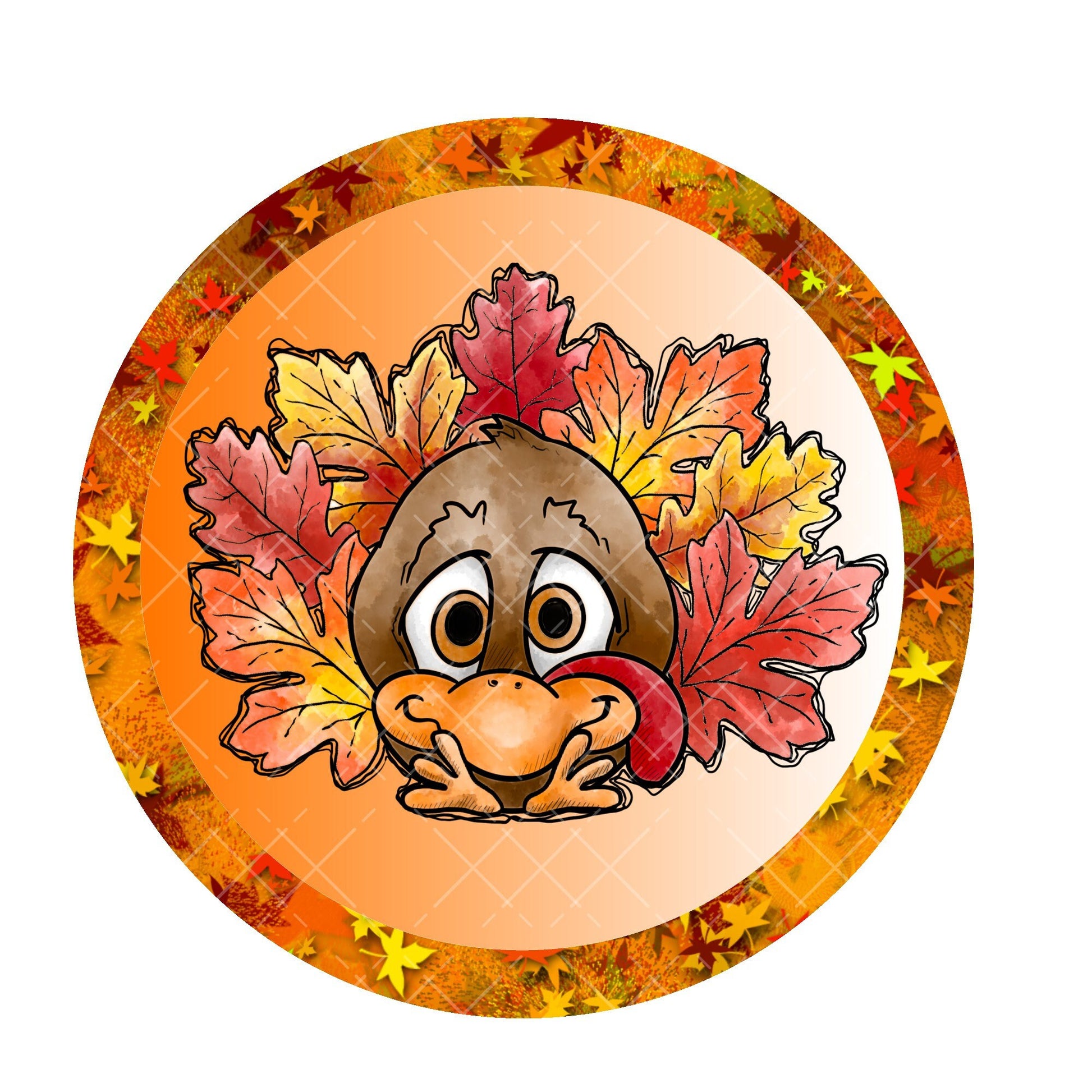 Cute turkey wreath sign, signs for wreaths, metal wreath signs, home decor signs