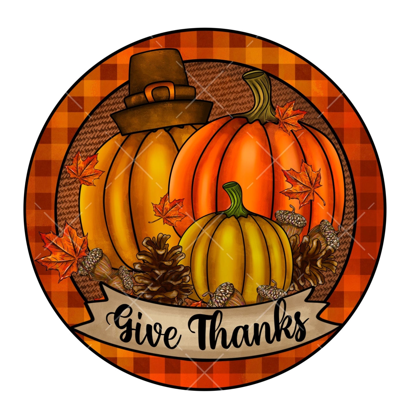 Give thanks fall pumpkin wreath sign, signs for wreaths, metal wreath signs, fall home decor signs