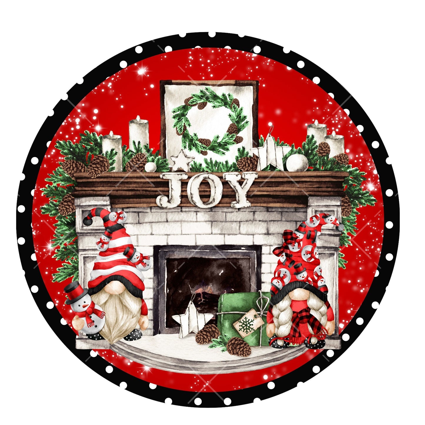 Christmas gnome joy wreath sign, metal wreath sign, signs for wreaths, Christmas home decor signs