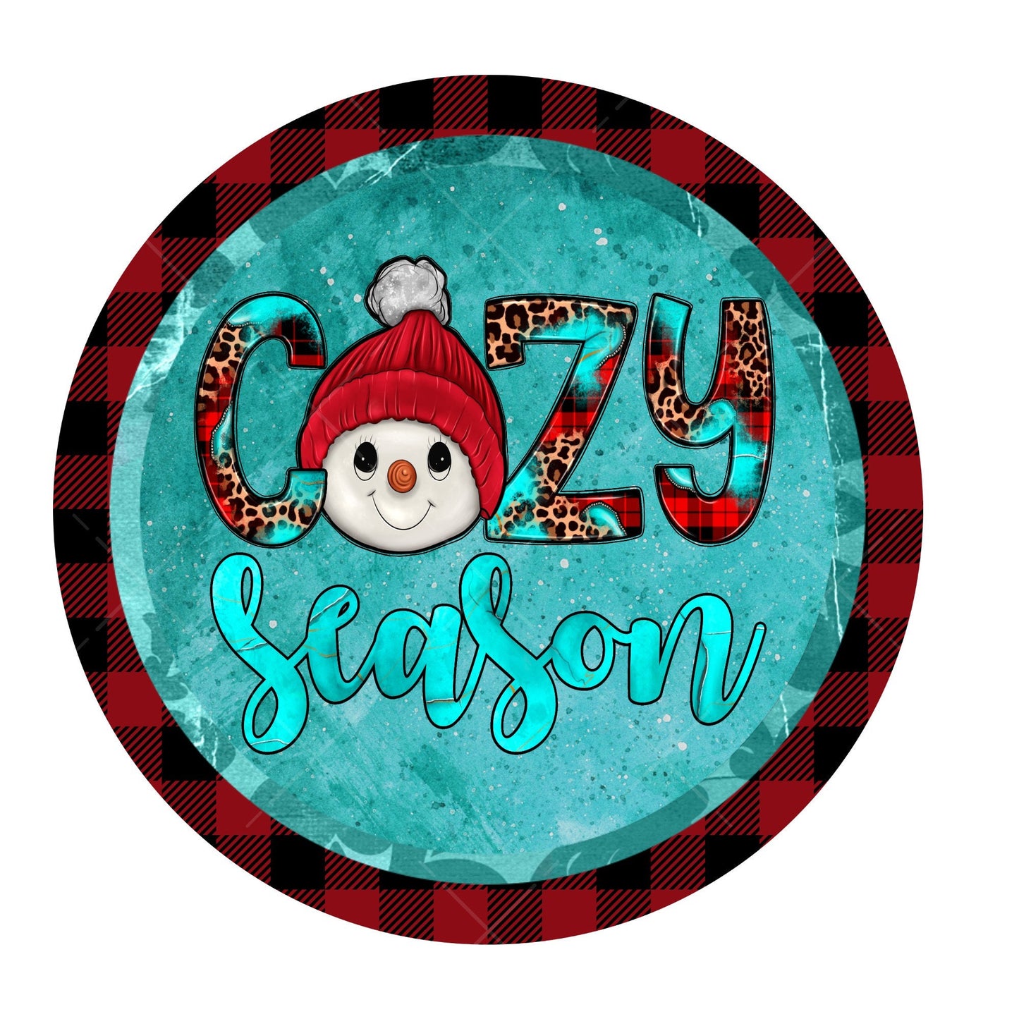 Cozy season snowman wreath sign, sign for wreaths, metal wreath sign, winter home decor sign, winter door hanging