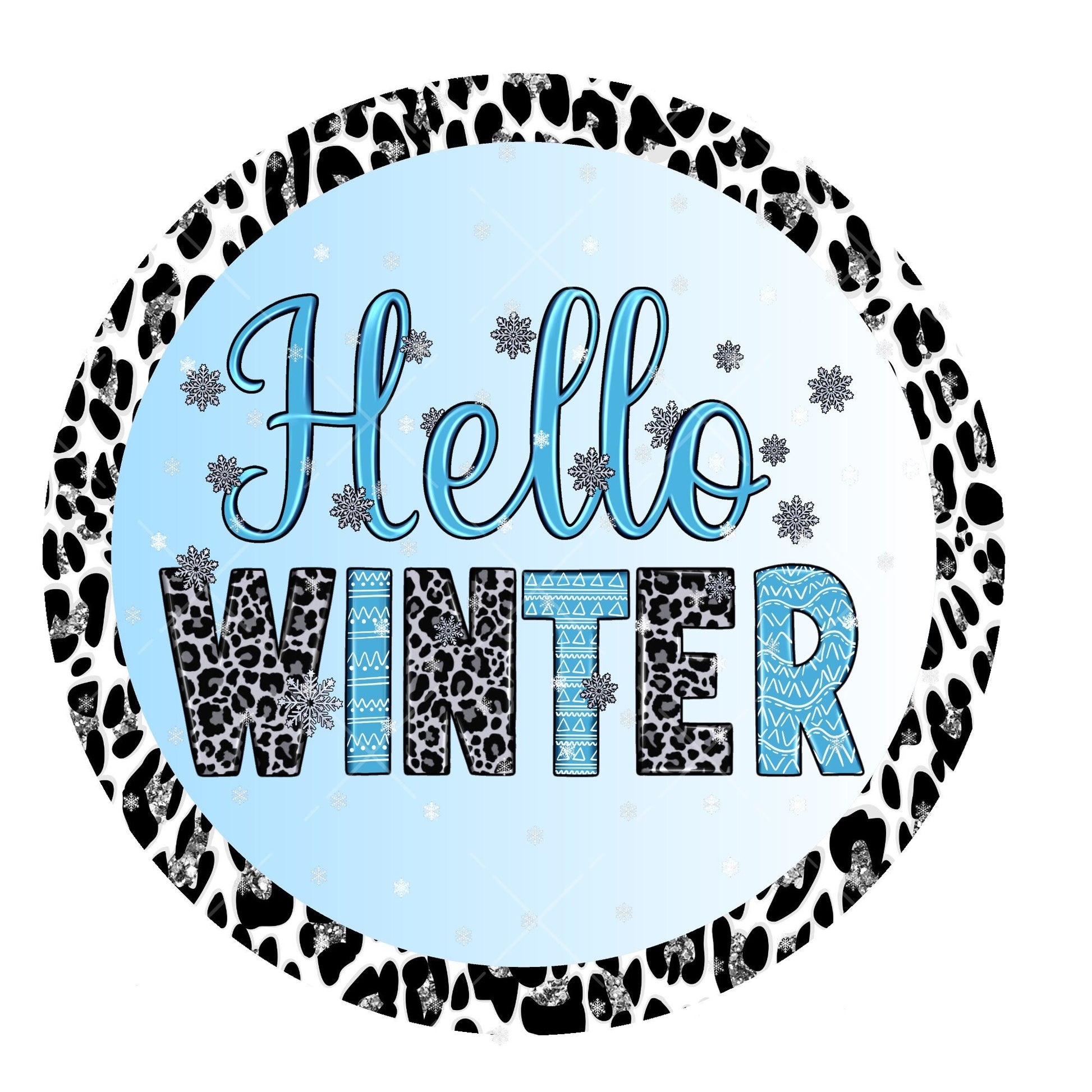 Hello winter wreath sign, metal wreath sign, signs for wreaths, winter wreath sign, winter door hanging