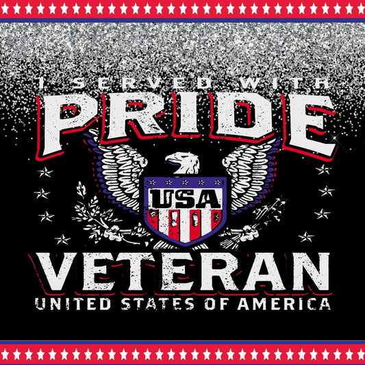 I served with pride USA veteran sign, wreath sign, wreath attachment, metal sign, veteran sign