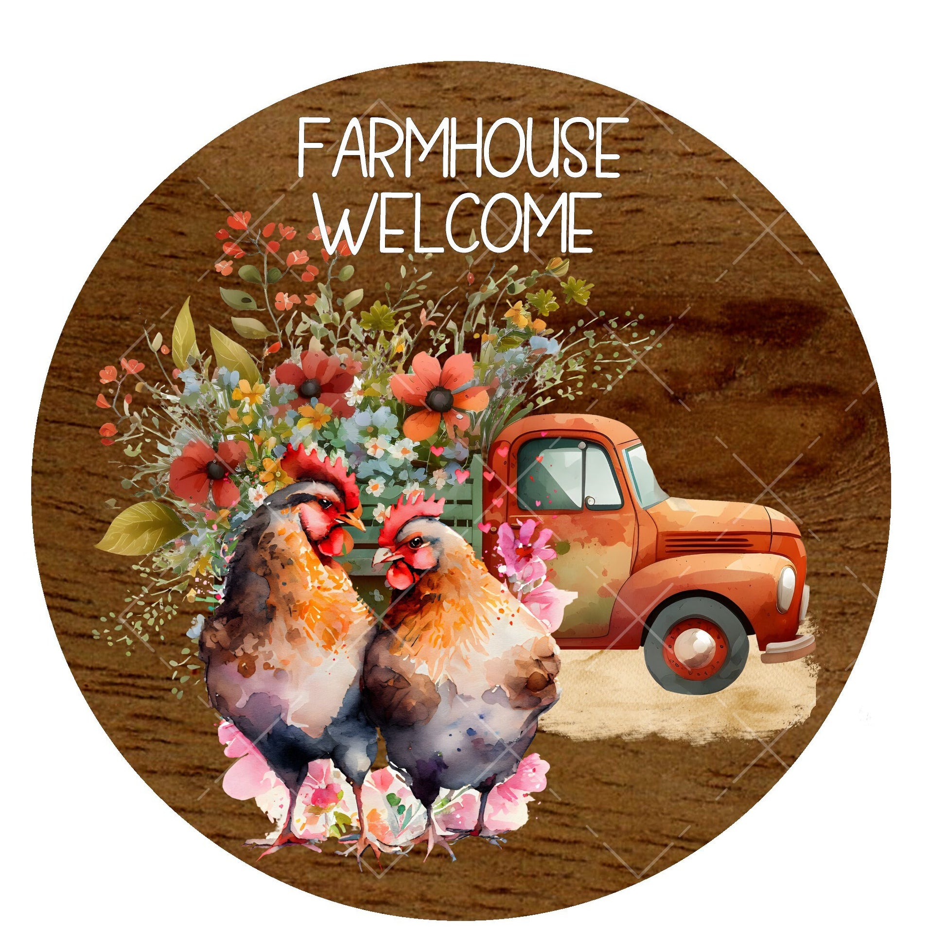 Farmhouse welcome wreath sign, metal wreath sign, signs for wreaths, door decor, round wreath sign, lindys sign creations