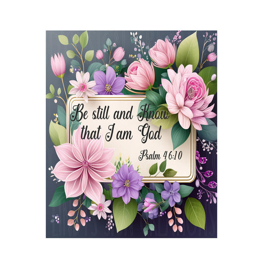 Be still and know that I am God wreath sign, metal wreath sign, 8x10 wreath sign, home decor, Lindys sign creations