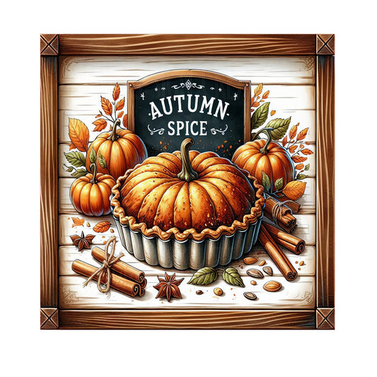 Autumn spice 10x10 wreath sign, metal wreath sign, door decor, fall wreath sign, Lindys sign creations